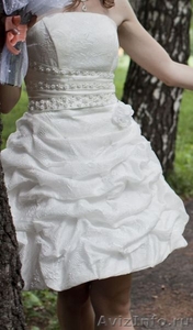 продам короткое свадебное платье - Изображение #1, Объявление #334039