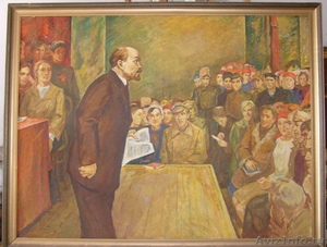 Продаётся картина "Выступление Ленина на 3 съезде РКСМ" - Изображение #1, Объявление #591104