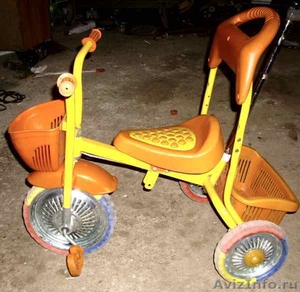 Велосипед детский 3-х колесный прогулочный (б/у) продаю (Щёкино) - Изображение #3, Объявление #793332