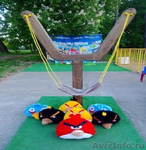 Аттракцион Злые птички (Angry Birds) на праздник - Изображение #3, Объявление #933481